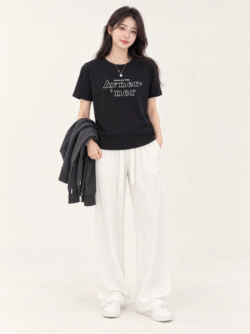 英文字T-shirt-2